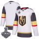 Adidas Golden Vegas Golden Knights Blank White Road 2018 Stanley Cup Final Stitched NHL Jersey