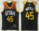 Men's Utah Jazz #45 Donovan Mitchell Black 2021 City Edition Nike Swingman Stitched NBA Jersey