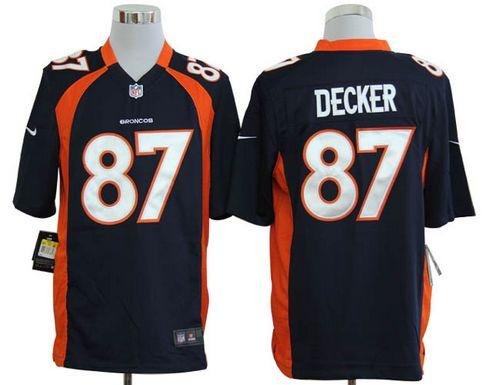 Nike Denver Broncos #87 Eric Decker Navy Blue Alternate Men's Stitched NFL Game Jersey