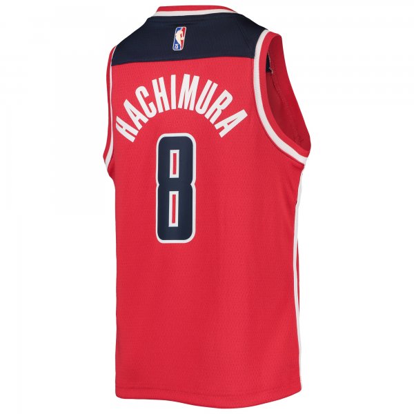 Youth Washington Wizards Rui Hachimura Nike Red 2021/22 Diamond Swingman Jersey - Icon Edition