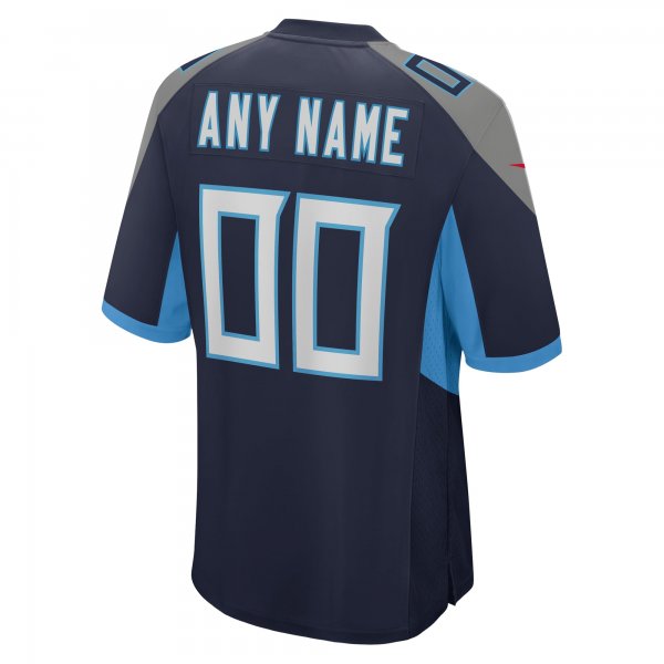 Men's Tennessee Titans Nike Navy Custom Jersey