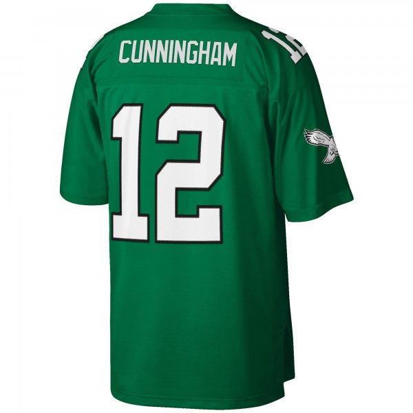 Men's Philadelphia Eagles Randall Cunningham Mitchell & Ness Kelly Green Legacy Replica Jersey