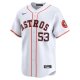 Men's Houston Astros Cristian Javier Nike White Home Limited Player Jersey