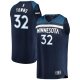 Men's Minnesota Timberwolves Karl-Anthony Towns Fanatics Navy Fast Break Replica Player Jersey - Icon Edition