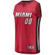 Youth Miami Heat Fanatics Red Fast Break Replica Custom Jersey - Statement Edition