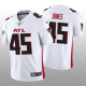 Men's Atlanta Falcons #45 Deion Jones White NFL Limited Jersey