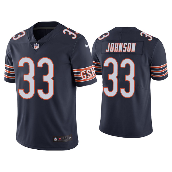 Color Rush Limited #33 Jaylon Johnson Chicago Bears Navy Jersey