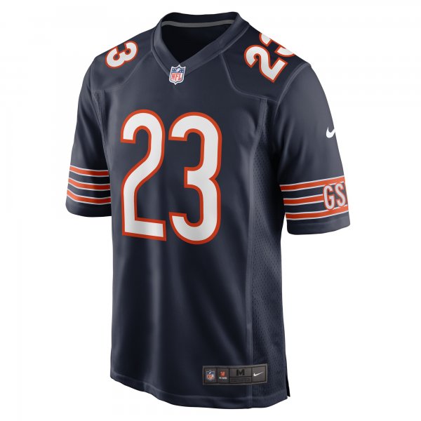 Men's Chicago Bears Roschon Johnson Nike  Navy Team Game Jersey