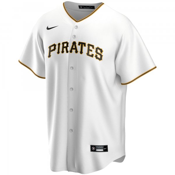 Men's Pittsburgh Pirates Nike White Home Replica Custom Jersey