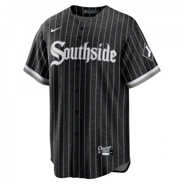 Men's Chicago White Sox Yoan Moncada Nike Black City Connect Replica Player Jersey