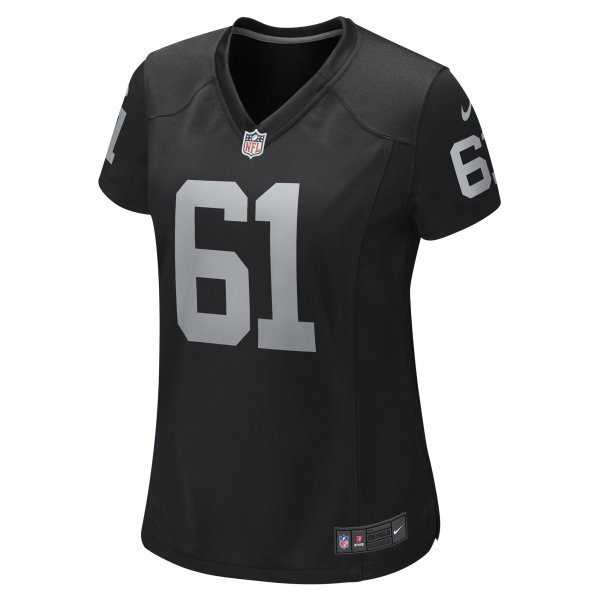 Women's Las Vegas Raiders Jordan Meredith Nike Black Game Player Jersey