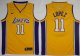 Nike Men's Los Angeles Lakers #11 Brook Lopez Gold Swingman Icon Edition NBA Jersey