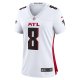 Women's Atlanta Falcons Kyle Pitts Nike White Game Player Jersey