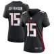 Women's Atlanta Falcons Van Jefferson Nike  Black  Game Jersey