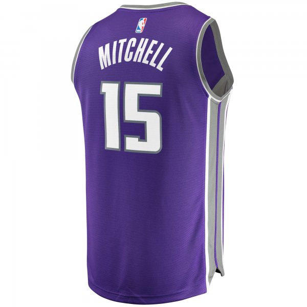 Men's Sacramento Kings Davion Mitchell Fanatics Purple Fast Break Replica Jersey - Icon Edition