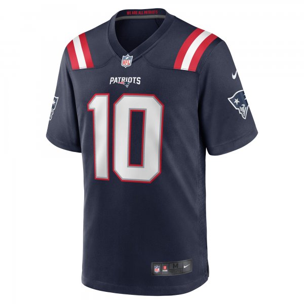 Men's New England Patriots Mac Jones Nike Navy Player Game Jersey