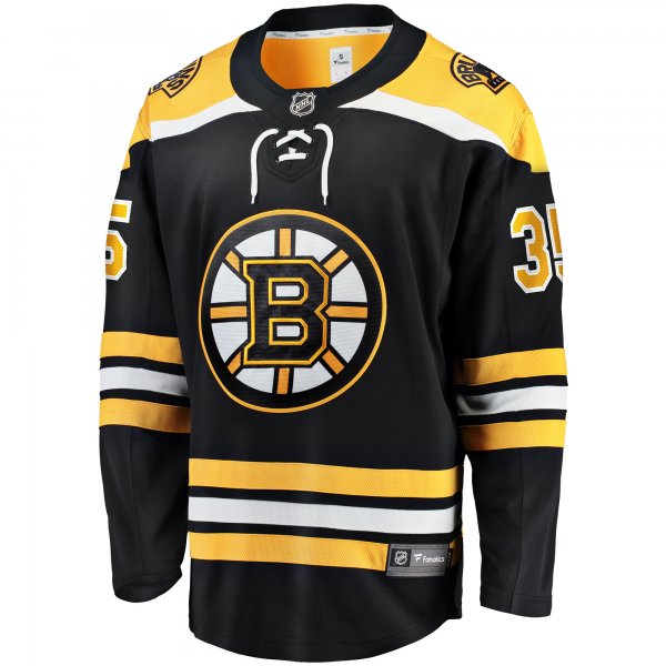 Men's Boston Bruins Linus Ullmark Fanatics Black Home Breakaway Player Jersey