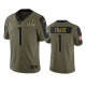 Cincinnati Bengals Ja'Marr Chase Olive 2021 Salute To Service Men's Limited NFL Jersey