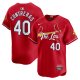 Men's Nike St. Louis Cardinals #40 Willson Contreras Red 2024 City Connect Limited Player Jersey