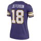 Women's Minnesota Vikings Justin Jefferson Nike Purple Alternate Legend Jersey