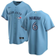 Men's Toronto Blue Jays #6 Alek Manoah Nike Alternate Powder Blue MLB Jersey