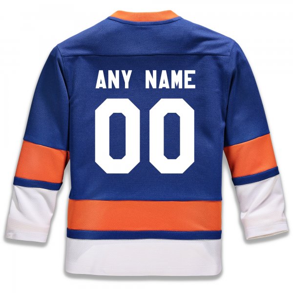 Youth New York Islanders Fanatics Blue Home Replica Custom Jersey