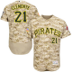 Pittsburgh Pirates #21 Roberto Clemente Camo Flexbase Collection Stitched MLB Jersey