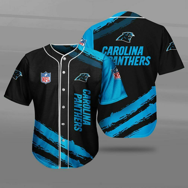 Carolina Panthers NFL Stitched Fashion Baseball Legend Jersey