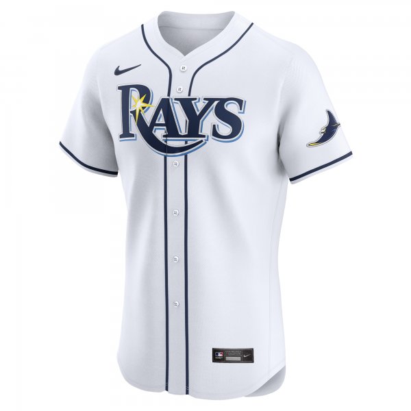 Men's Tampa Bay Rays Nike White Home Elite Custom Jersey