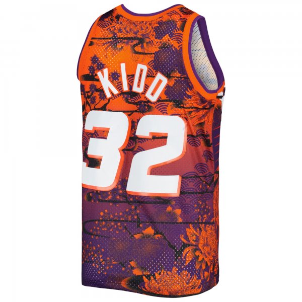 Men's Phoenix Suns Jason Kidd Mitchell & Ness Orange 1999/00 Hardwood Classics Lunar New Year Swingman Jersey