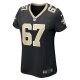 Women's New Orleans Saints Landon Young Nike Black Game Jersey