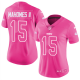 Nike Kansas City Chiefs #15 Patrick Mahomes II Pink Women's Stitched NFL Limited Rush Fashion Jersey