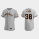 Men's San Francisco Giants #38 Alex Cobb Gray Road Flex Base MLB Jersey