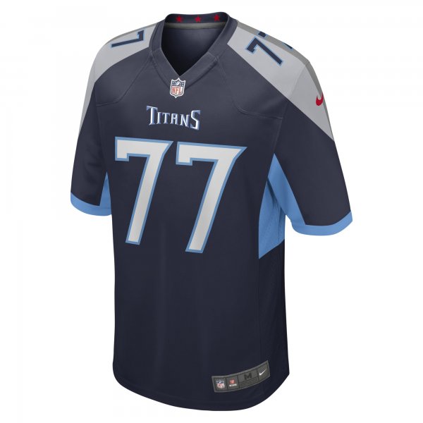 Men's Tennessee Titans Peter Skoronski Nike Navy 2023 NFL Draft First Round Pick Game Jersey