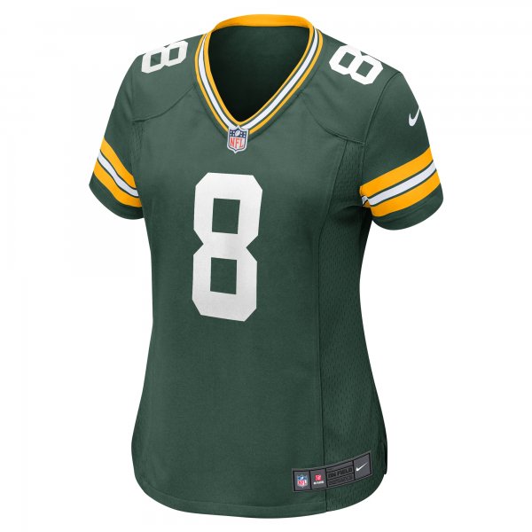 Women's Green Bay Packers Josh Jacobs Nike  Green Team Game Jersey