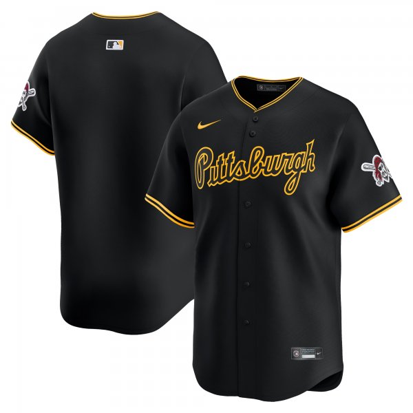 Men's Pittsburgh Pirates  Nike Black  Alternate Limited Jersey