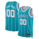 Unisex Charlotte Hornets Jordan Brand Teal Swingman Custom Jersey - Icon Edition