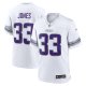 Men's Minnesota Vikings #33 Aaron Jones Nike White Alternate Game Jersey