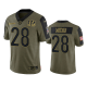 Cincinnati Bengals Joe Mixon Olive 2021 Salute To Service Men's Limited NFL Jersey