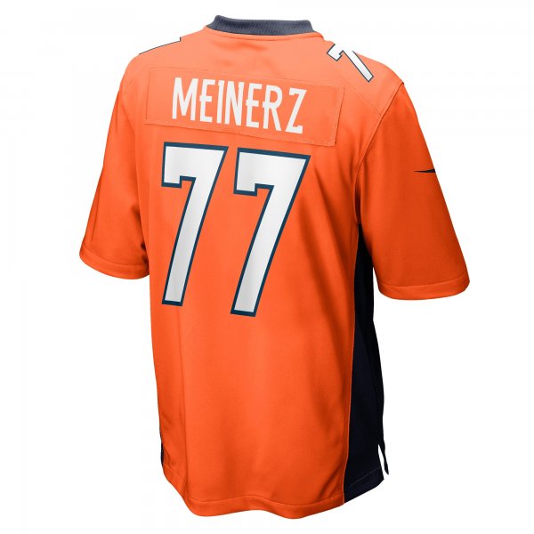 Men's Denver Broncos Quinn Meinerz Nike Orange Game Jersey