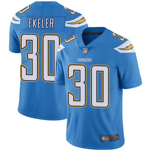 Men's Los Angeles Chargers #30 Austin Ekeler Electric Blue Alternate Stitched NFL Vapor Untouchable Limited Jersey