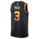 Unisex Phoenix Suns Chris Paul Jordan Brand Black Swingman Jersey - Statement Edition