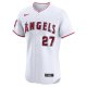 Men's Los Angeles Angels Mike Trout Nike White Home Elite Player Jersey