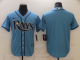 Men Tampa Bay Rays Blank Light blue Game 2021 Nike MLB Jersey