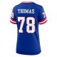 Women's New York Giants Andrew Thomas Nike Royal Classic Player Game Jersey