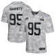 Youth Cleveland Browns #95 Myles Garrett Nike Arctic Camo 2024 Salute to Service Game Jersey