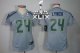 Nike Seattle Seahawks #24 Marshawn Lynch Grey Alternate Super Bowl XLIX Women's Stitched NFL Limited Jersey