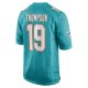 Men's Miami Dolphins Skylar Thompson Nike Aqua Game Player Jersey