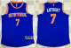 Men's New York Knicks #7 Carmelo Anthony Blue Revolution 30 Stitched NBA Jersey