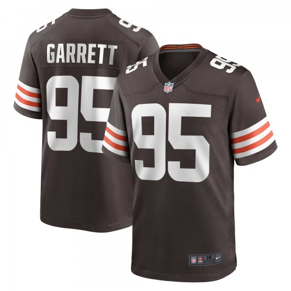 Men's Cleveland Browns Myles Garrett Nike Brown Game Jersey